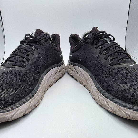 Hoka One One Clifton 7 Mens Size 10 Black White Athletic Shoes Running Walking main image 7